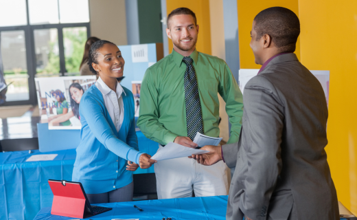 How to Approach an Employer at a Career Fair